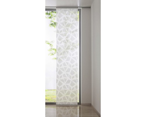 Japonská stěna Rhombic bílá 60x300 cm