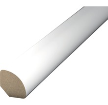 Čtvrtkruhová lišta bílá; 12x12mm 2,5m-thumb-0