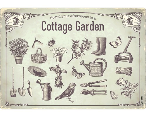 Deska za kuchyňskou linku mySPOTTI pop Cottage garden 41x59 cm