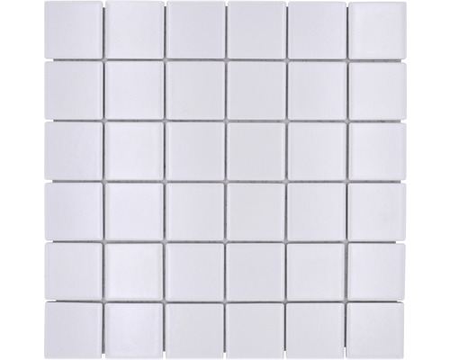Keramická mozaika CD 111 29,8x29,8 cm bílá mat