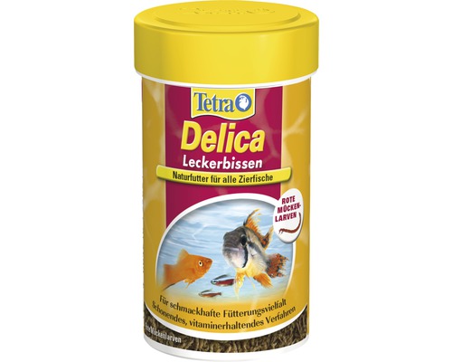 Krmivo pro ryby Tetra Delica červené komáří larvy 100 ml