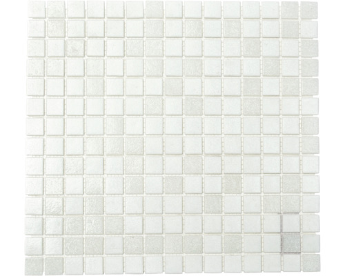 Skleněná mozaika A 112 mix bílá 30,5x32,5 cm