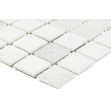 Skleněná mozaika A 112 mix bílá 30,5x32,5 cm-thumb-1