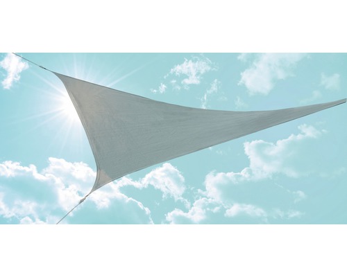 Sluneční plachta trojúhelníková šedá 360x360x360 cm