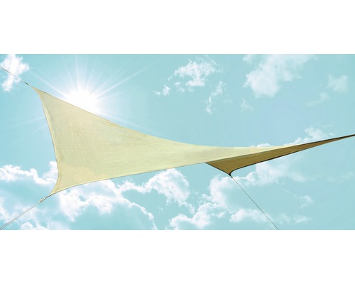 Sluneční plachta čtvercová béžová 360x360 cm