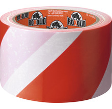 Výstražná lepicí páska Roxolid červeno-bílá 6 cm x 66 m-thumb-1