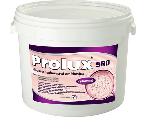 Tenkovrstvá omítka Prolux SRO 2 mm bílá 25 kg
