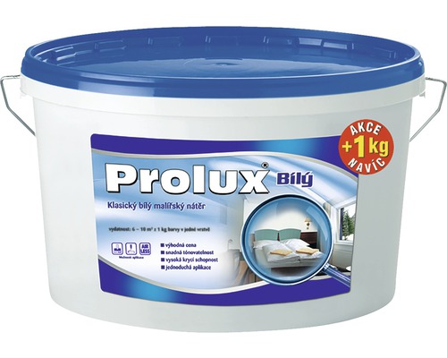 Barva na zeď Prolux Bílý 7,5 kg + 1 kg zdarma-0