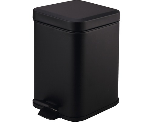 Odpadkový koš do koupelny nášlapný Basano ACCADIA 3 litry černý
