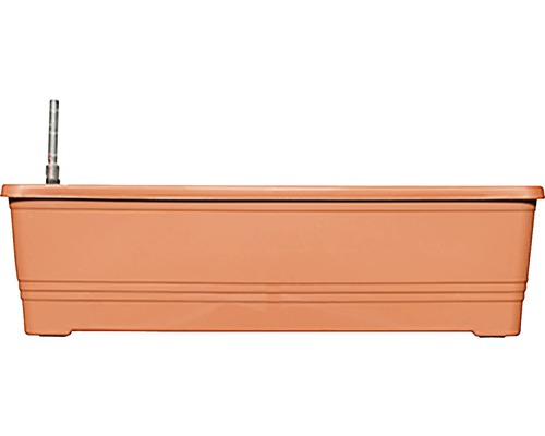 Samozavlažovací truhlík Bergamot terakota 80 cm