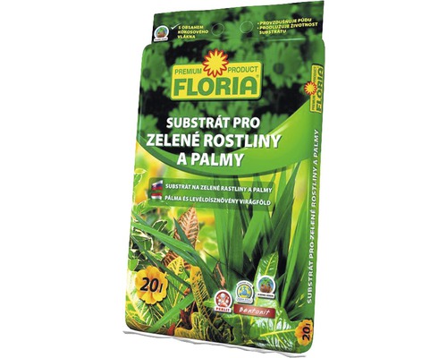 Substrát pro zelené rostliny a palmy Floria 20 l