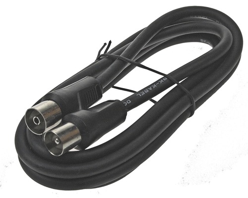 Anténní kabel, černý, 1,50m