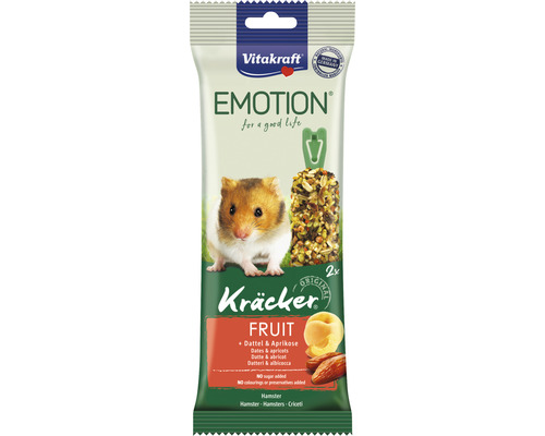Krmivo pro křečky s ovocem Vitakraft Emotion Kräcker Fruit 2 ks 112 g