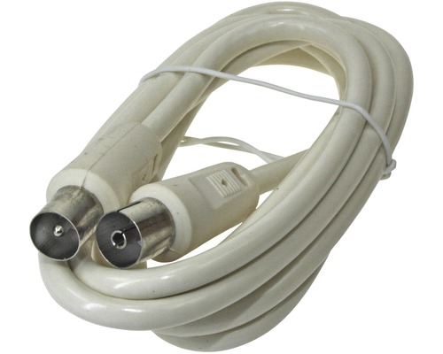 Anténní kabel, bílý , 10m