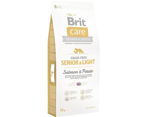 Granule pro psy Brit Care Superpremium Senior&Light Salmon & Potato 12 kg-0