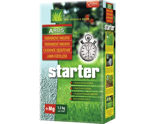 Trávníkové hnojivo Aros Starter 1,5 kg