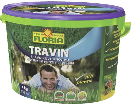 Trávníkové hnojivo Floria Travin 4 kg-0