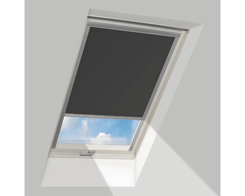Roleta na střešní okno, ztmavená, termoizolační ARF 265 78x118 cm, tmavě šedá-0