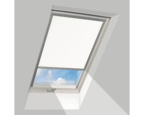 Roleta na střešní okno, ztmavená, termoizolační ARF 255 78x98 cm, bílá-0