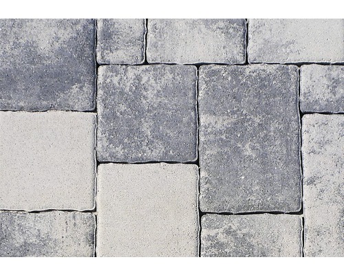 Zámková dlažba betonová Rhodos Elegant kombi 6 cm bíločerná