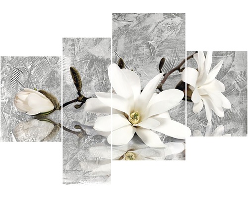 Moderní obraz 4-dílný Flower fresh 70x100