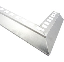 Lišta ALU balkonový profil 50x50 mm šedá-thumb-0