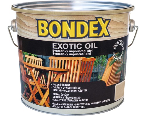 Olej na dřevo Bondex Exotic oil 2,5 l