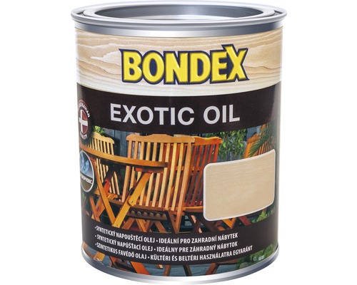 Olej na dřevo Bondex Exotic oil teak 0,75 l bezbarvý