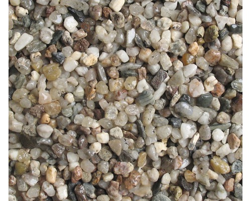 Akvarijní písek přírodní štěrk střednězrnný 3-5 mm 5 kg béžový