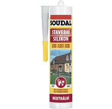 Stavební silikon SOUDAL 300 ml bílý-thumb-0