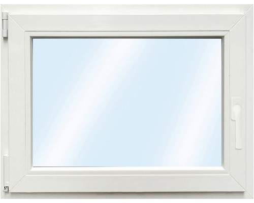 Plastové okno jednokřídlé ARON Basic bílé 850 x 550 mm DIN levé