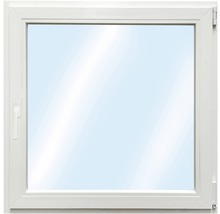 Plastové okno jednokřídlé ARON Basic bílé 1000 x 1000 mm DIN pravé-thumb-0