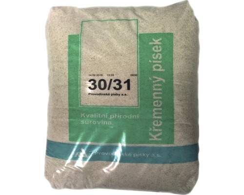Křemičitý písek frakce 0,3–1 mm pytel 25 kg přírodní